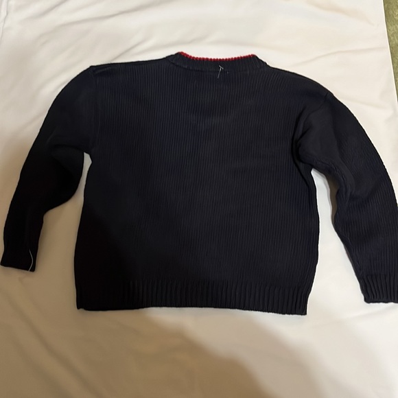 New Boys Navy Zip up Cardigan Sweater - Picture 4 of 4